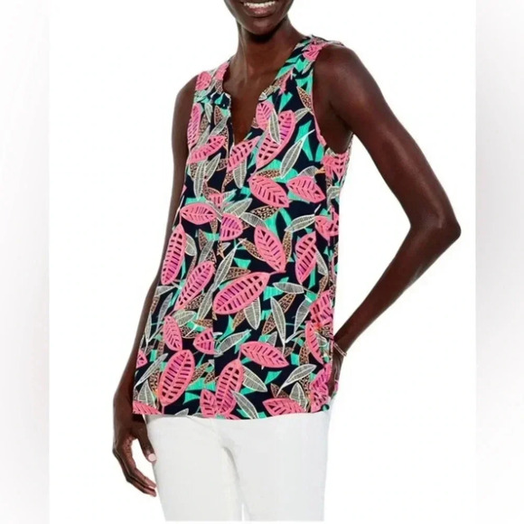 Nic + Zoe Colorful Canopy Printed Tank XS - Picture 4 of 7